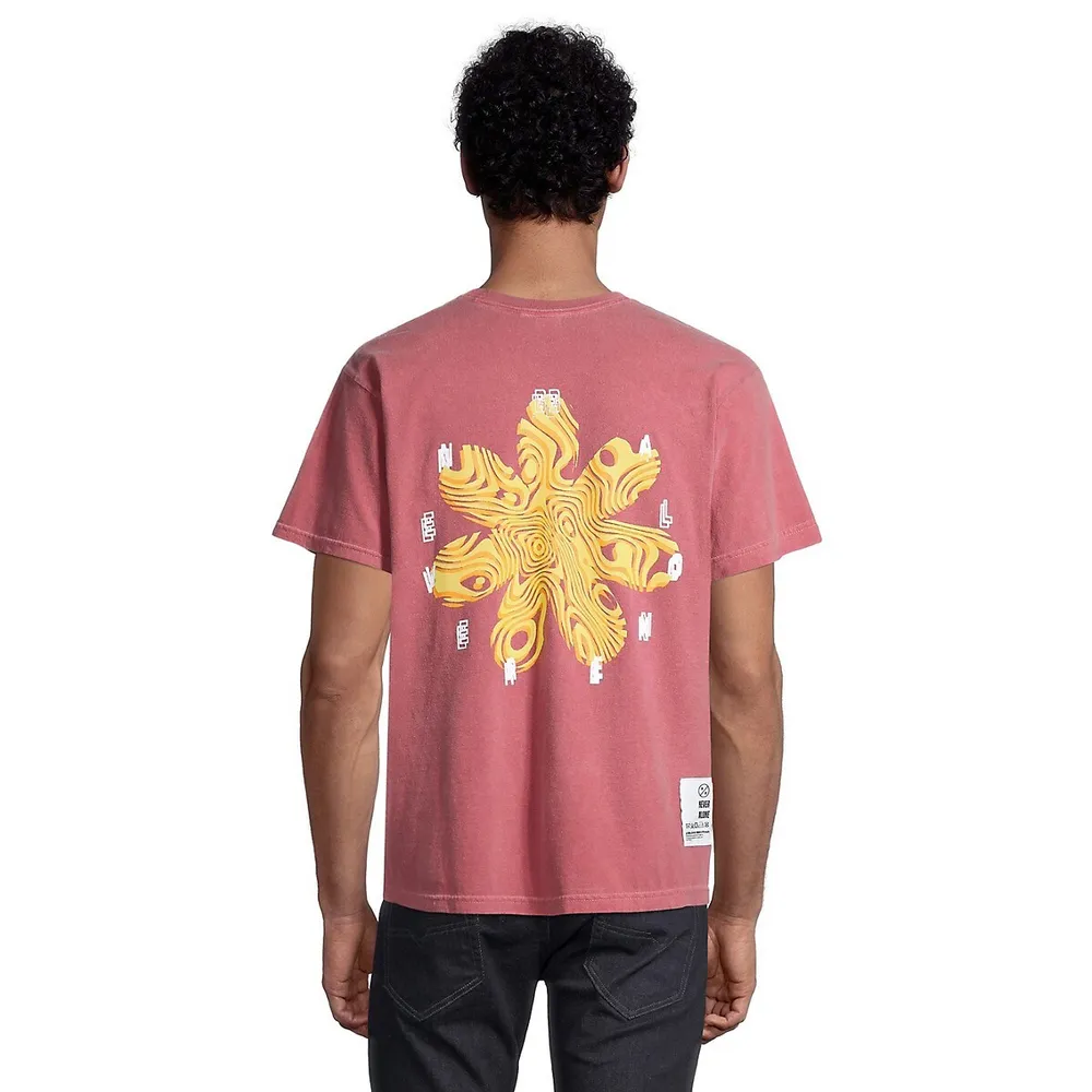 T-shirt à imprimé floral Visions de la collection Sound And Mind