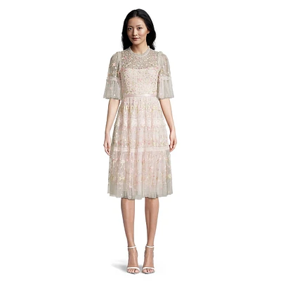 Araminta Lace Midi Dress