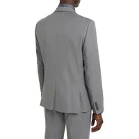Skinny-Fit Twill Suit Jacket
