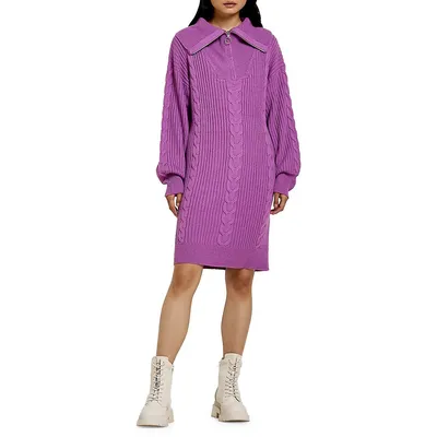 Westend Marl-Knit Sweater Dress