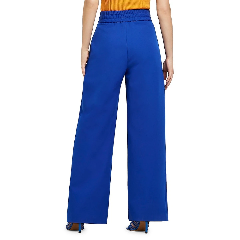 ​Pleated Wide-Leg Trousers