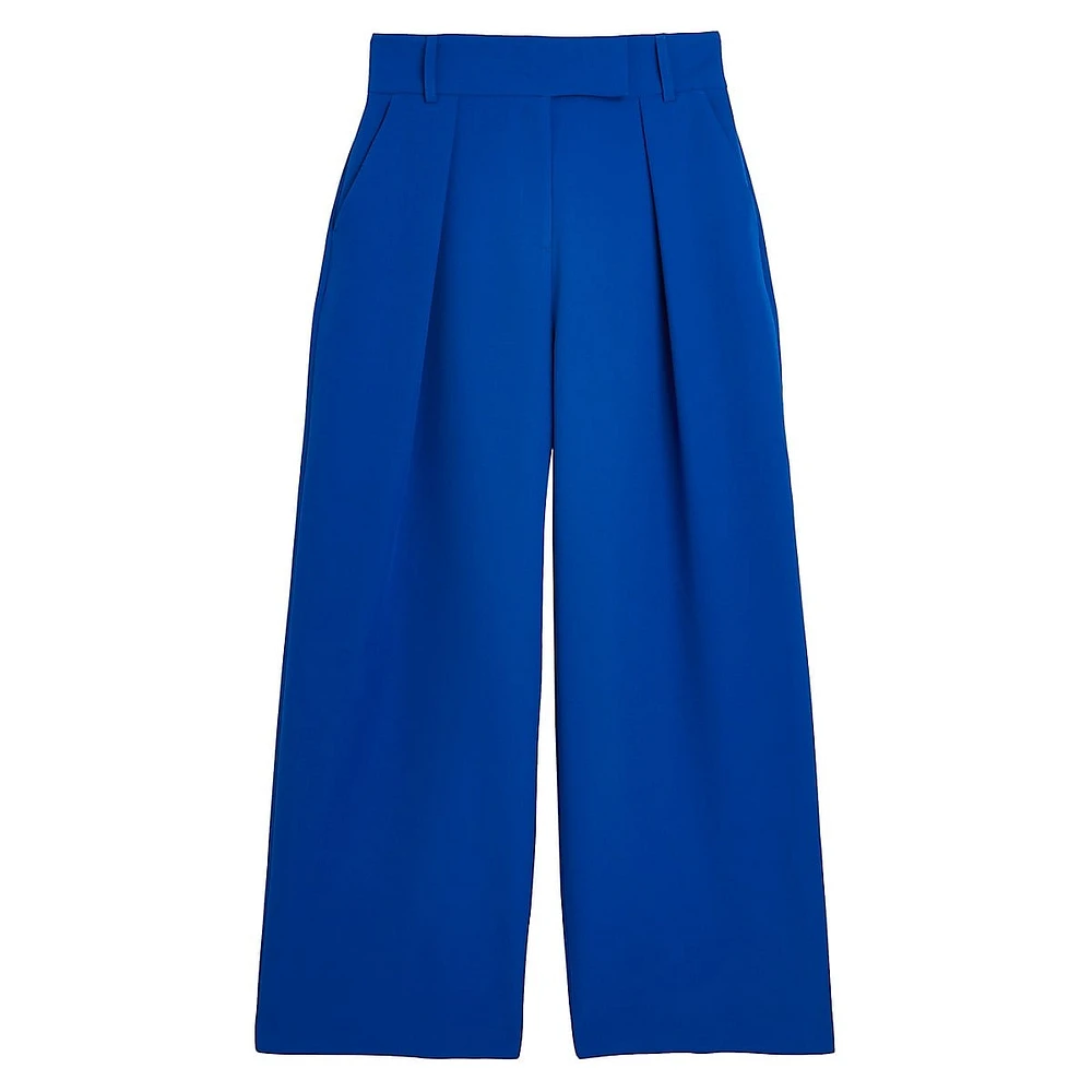 ​Pleated Wide-Leg Trousers