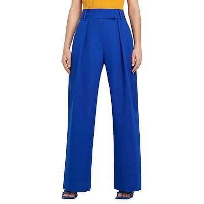​Pleated Wide-Leg Trousers
