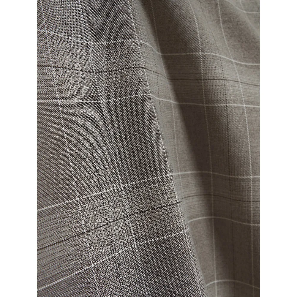 Dezmond Slim-Fit Checked Suit Trousers