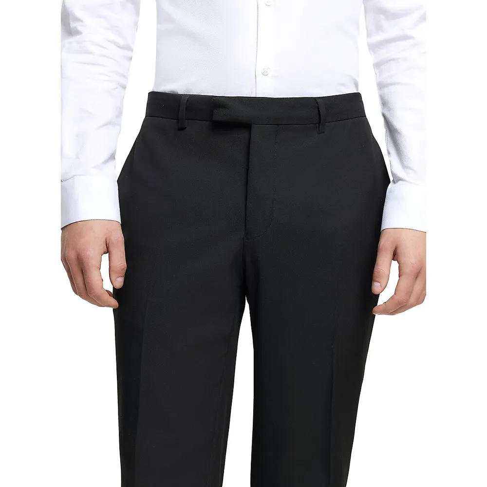 Skinny-Fit Twill Suit Trousers