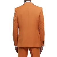 Stretch-Knit Single-Breasted Suit Jacket