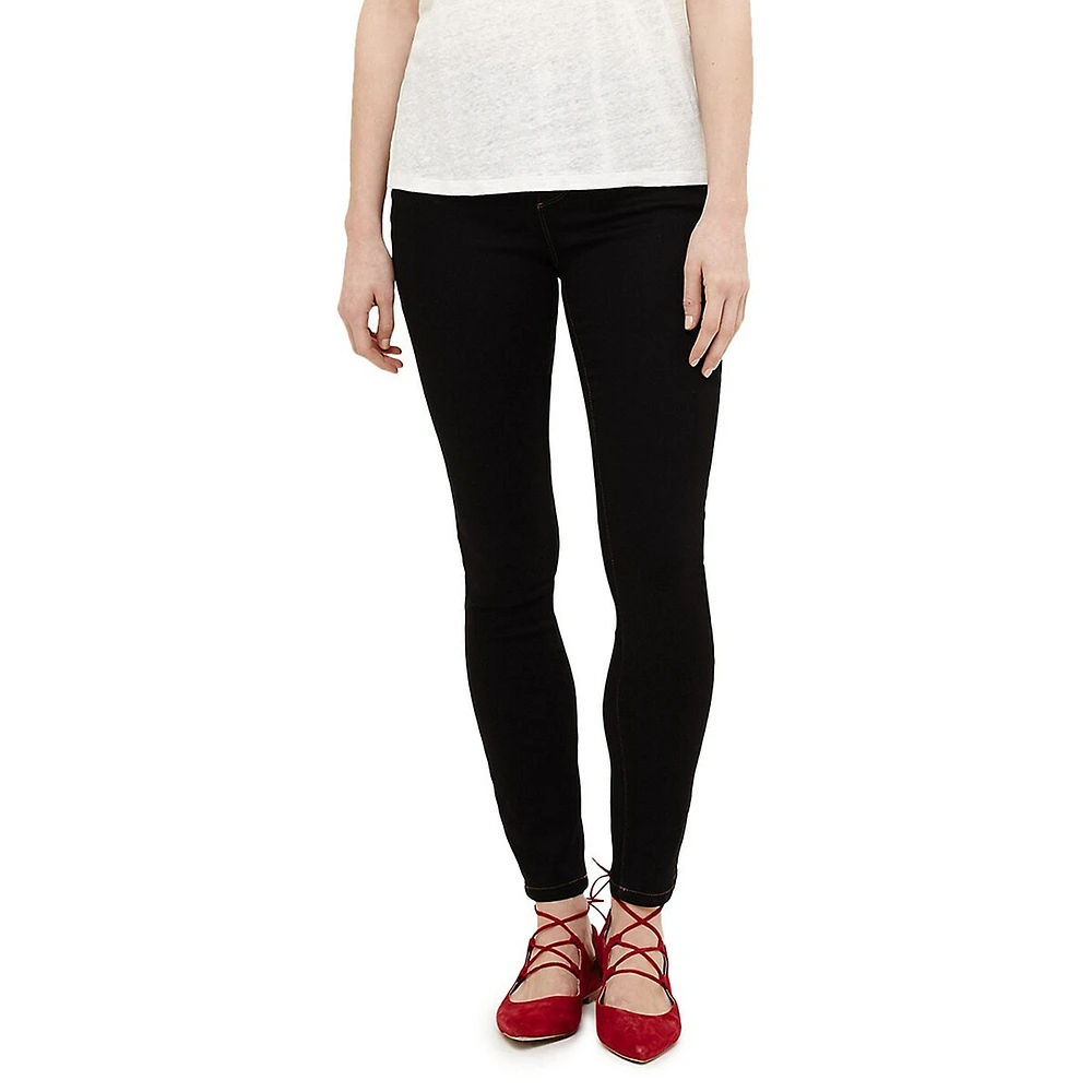 Aida Contrast Stitch Skinny Jeans