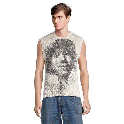 Rembrandt Knitted Sweater Vest
