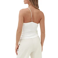 Arlie One-Shoulder Satin Top