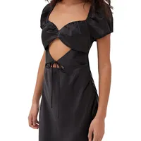 Mckenna Satin Cutout Dress