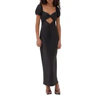 Mckenna Satin Cutout Dress