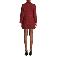 Dogtooth Blazer Dress