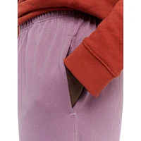 Heavy Organic Cotton Carrot-Leg Joggers