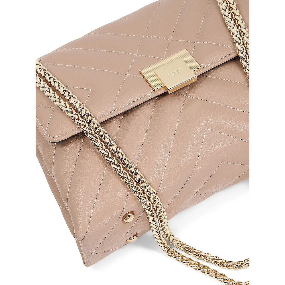 Petit sac à bandoulière piqué Dorchester