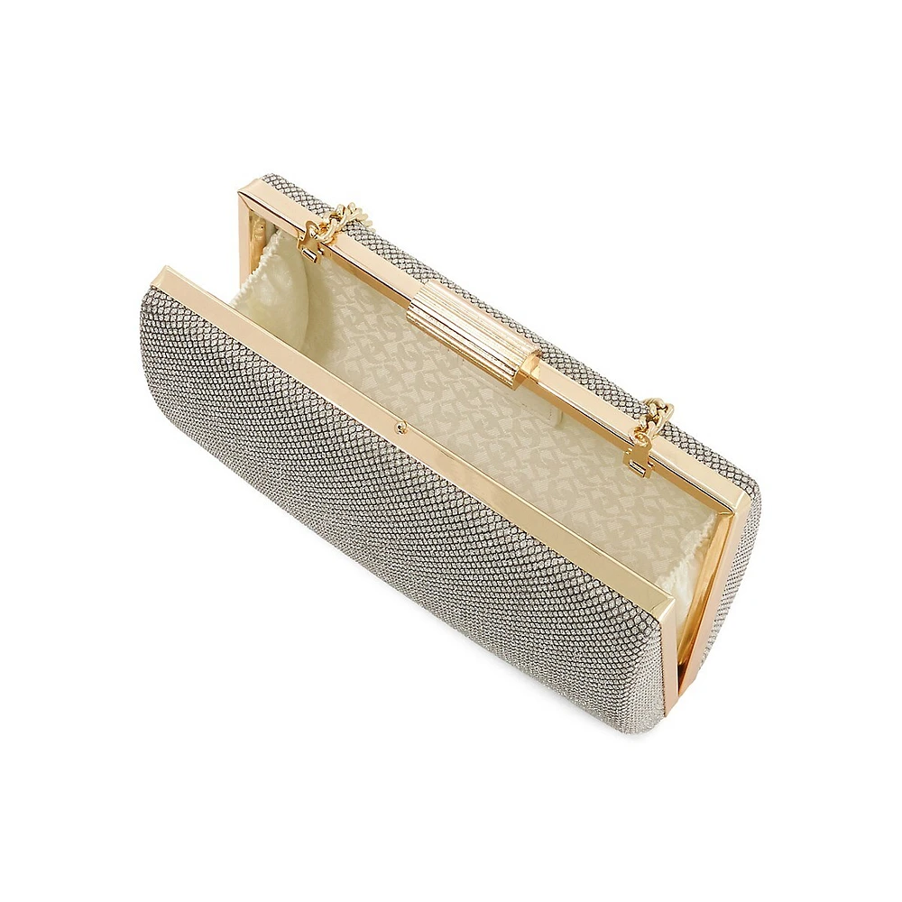 Belleview Etched Clasp Clutch