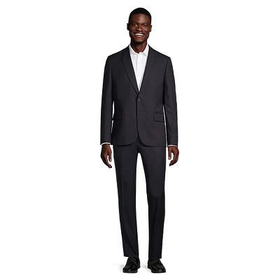 Regular-Fit Wool Travel Suit