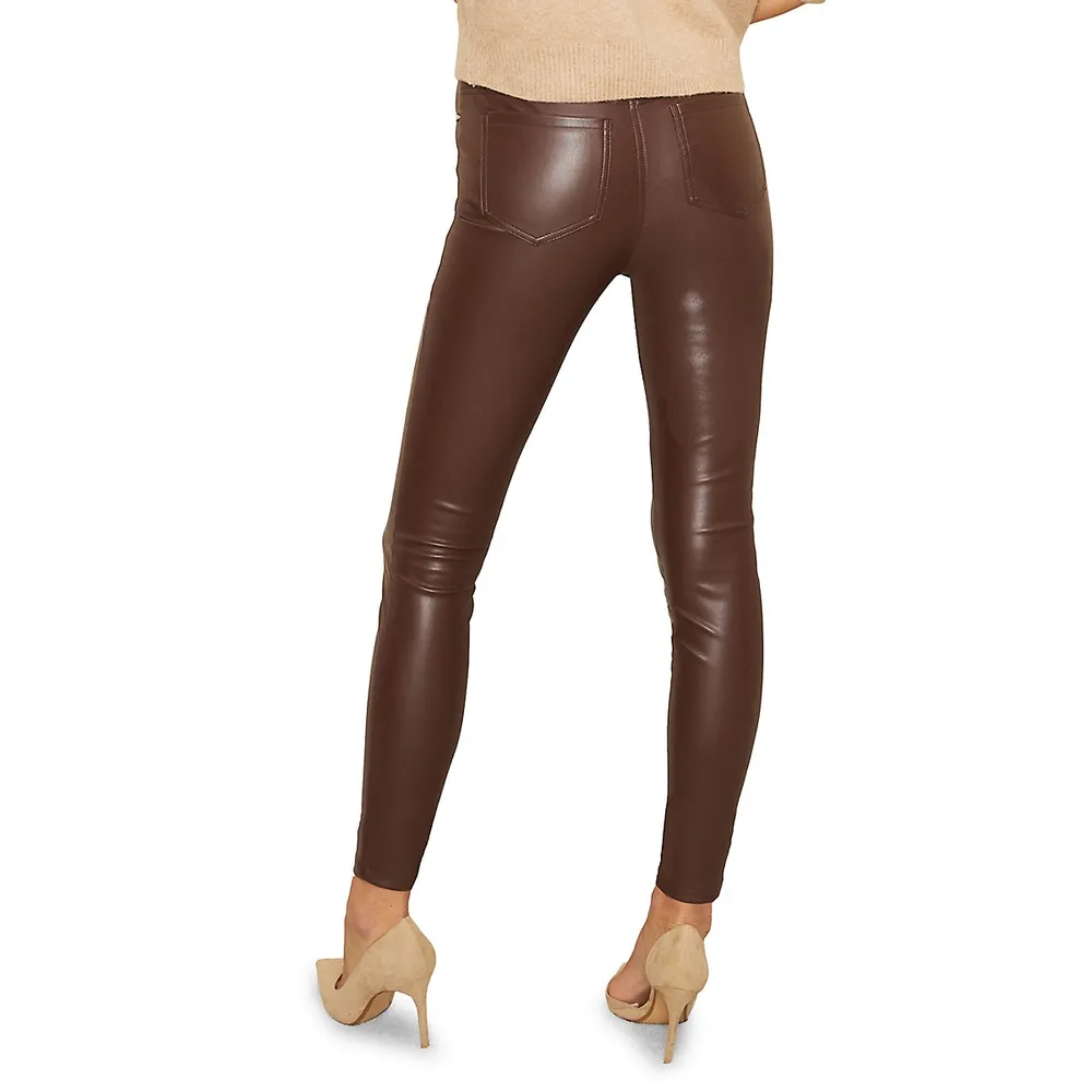 Olivia Faux Leather Skinny Pants
