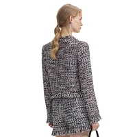 Fringed Bouclé Jacket