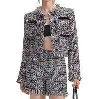 Fringed Bouclé Jacket