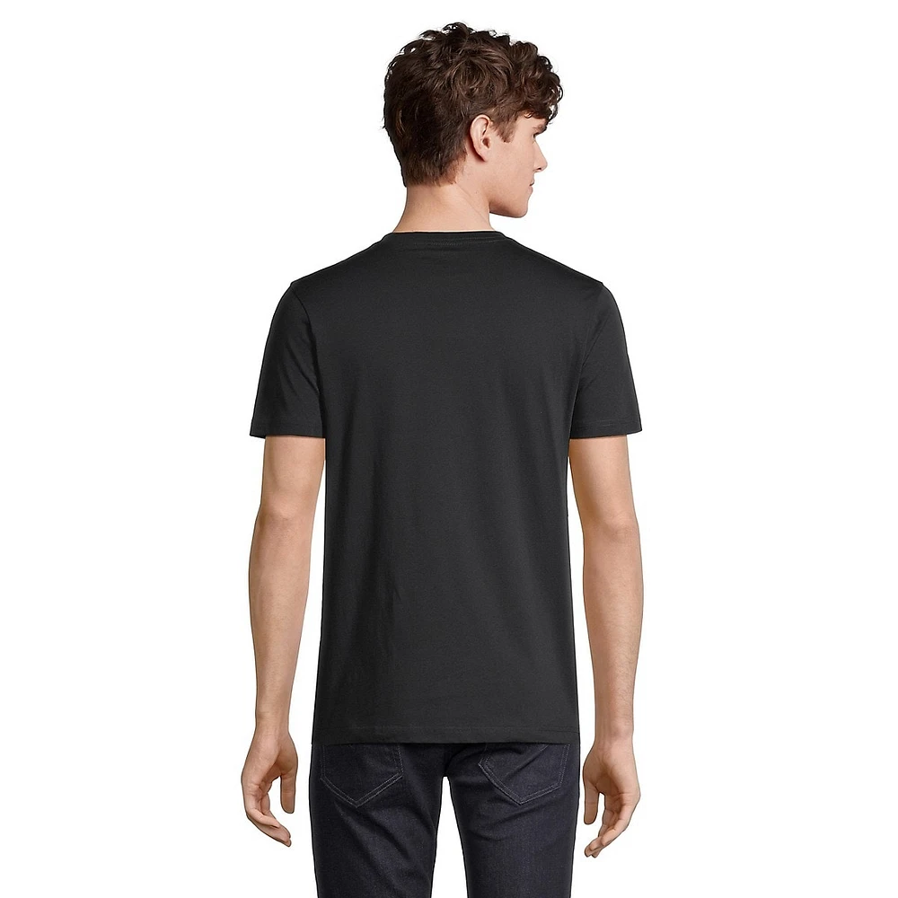 Slim-Fit Zebra Graphic Crewneck T-Shirt