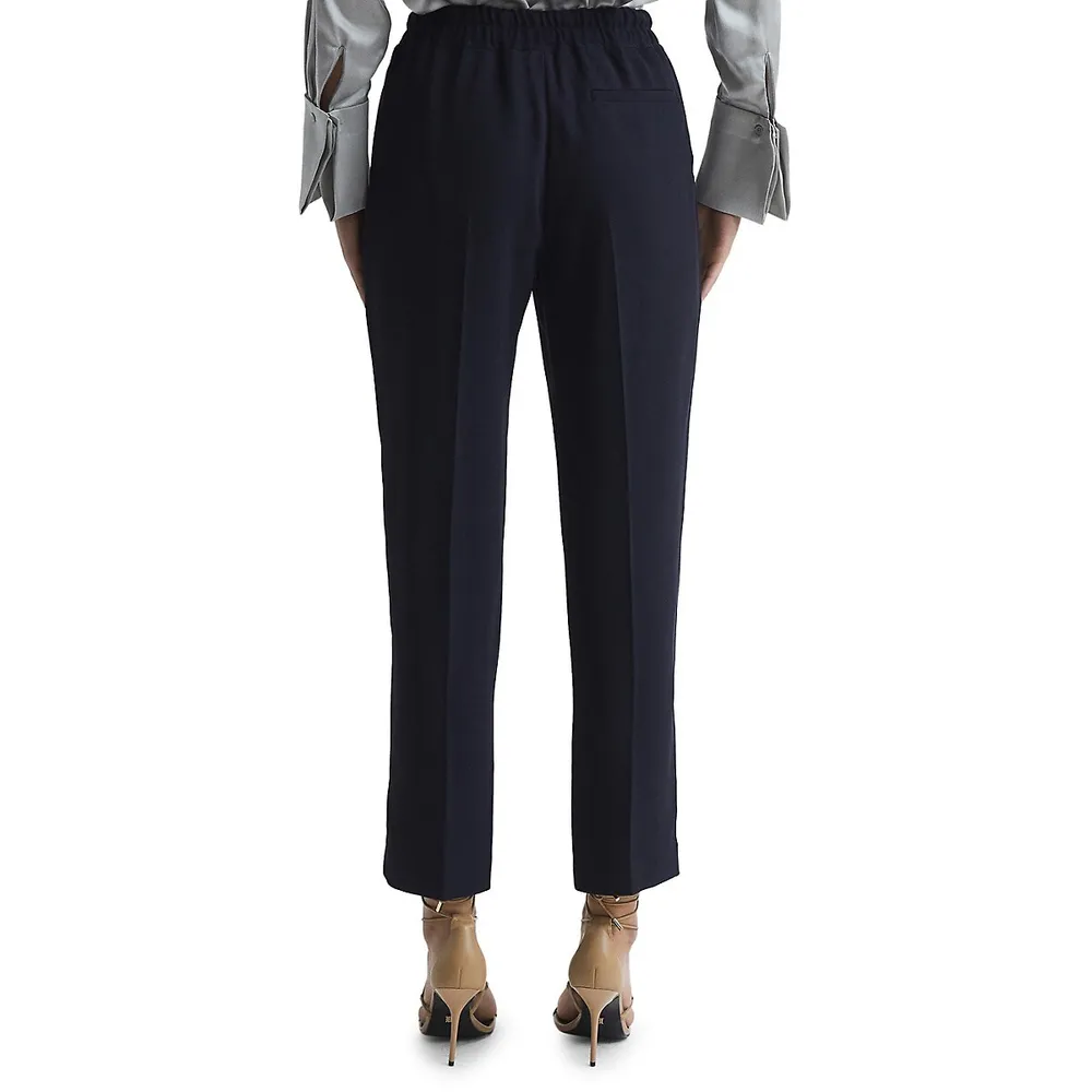 Hailey Cropped Pull-On Pants