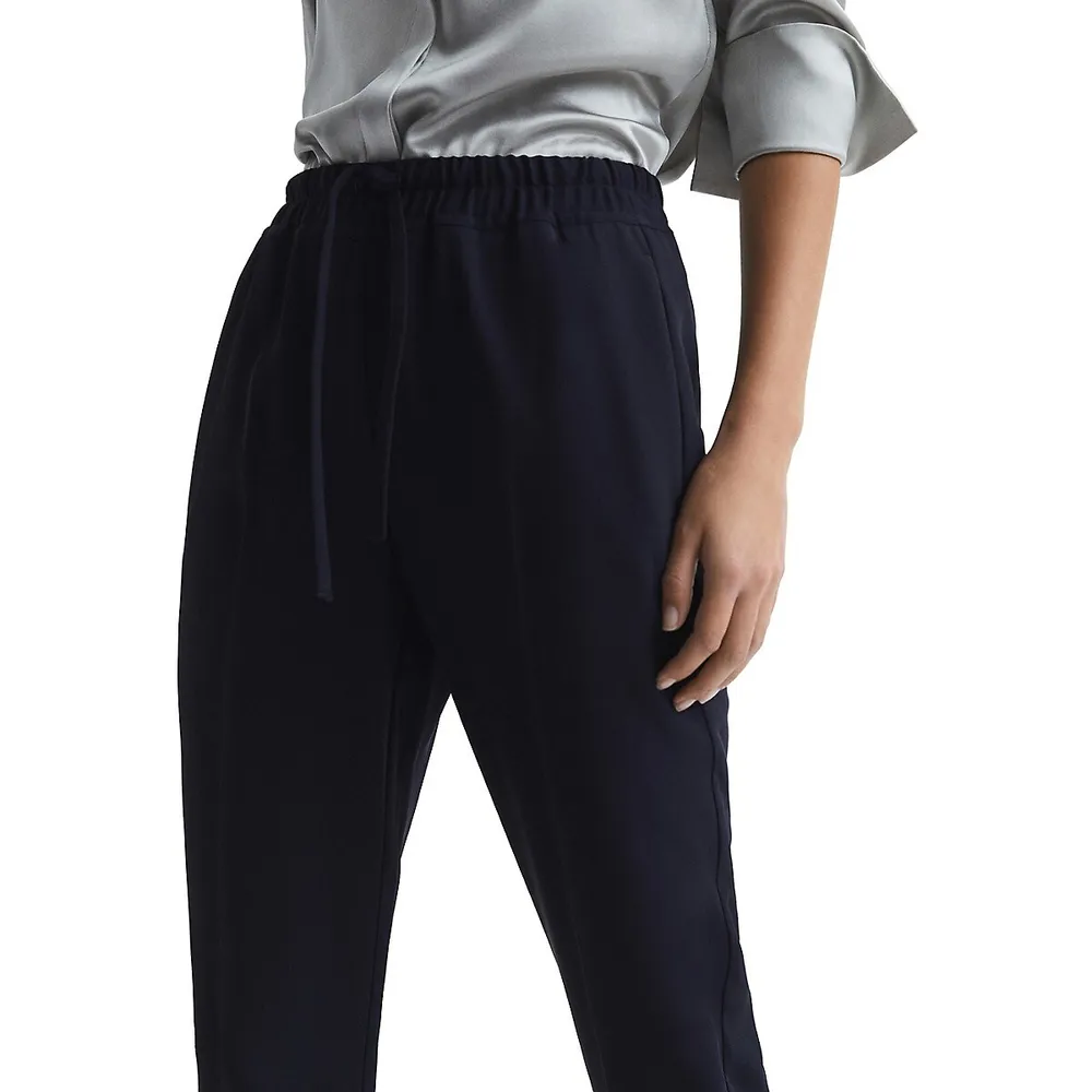 Hailey Cropped Pull-On Pants