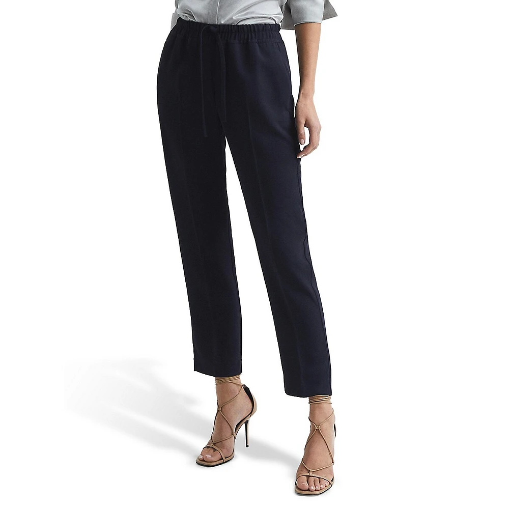 Hailey Cropped Pull-On Pants