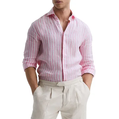 Ruban Slim-Fit Linen Shirt