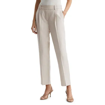 Shae Tapered Linen Trousers