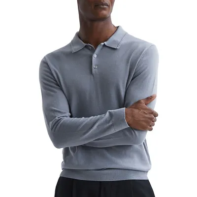 Trafford Slim-Fit Merino Wool Polo Shirt
