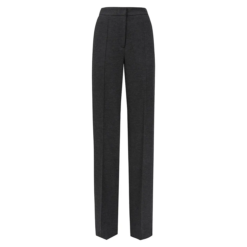 Dolce & Gabbana Womens Black Wool Trousers Pants size 38 XS Italy D&G Metal  Logo | eBay