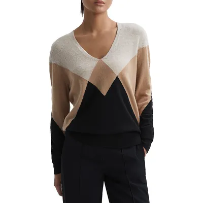 Charlotte Diamond Pattern Sweater