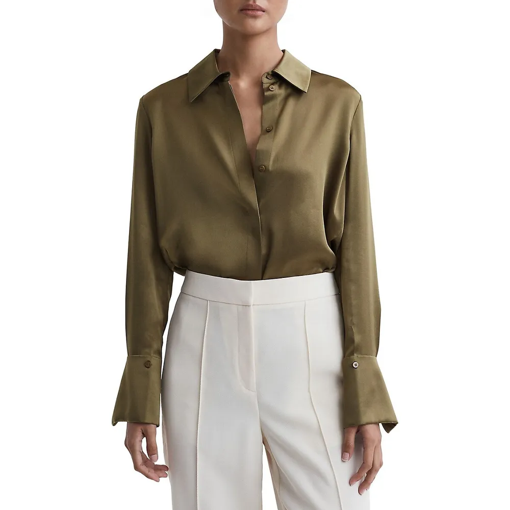 REISS HAILEY Silk Shirt