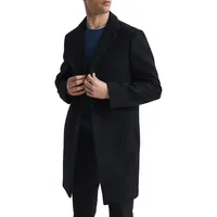 Gable Wool-Blend Epsom Overcoat