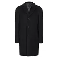 Gable Wool-Blend Epsom Overcoat