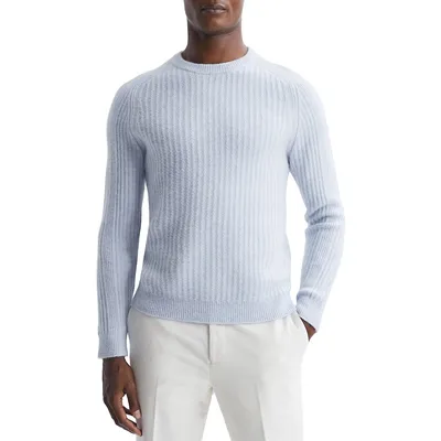 Millerson Rib-Textured Wool-Blend Sweater