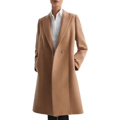 Arlow Wool-Blend Double-Breasted Coat