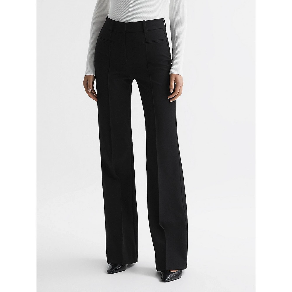 Claude Flare-Leg Dress Pants