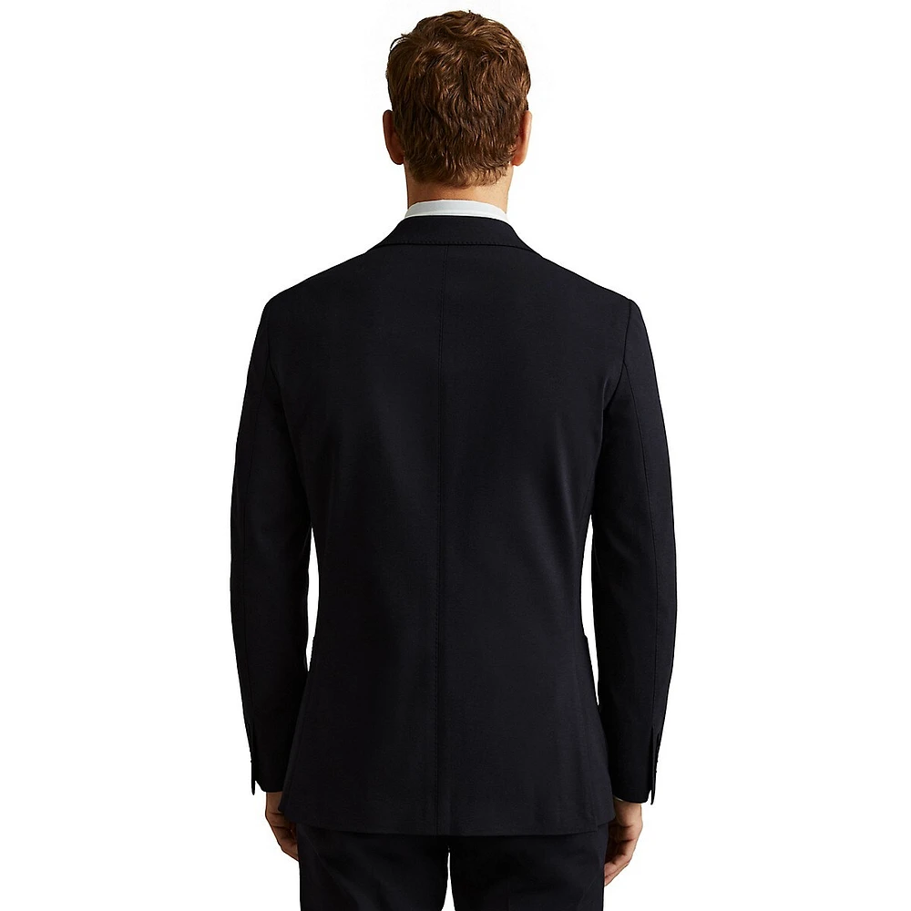 Trial Notch-Lapel Jersey Stretch Blazer