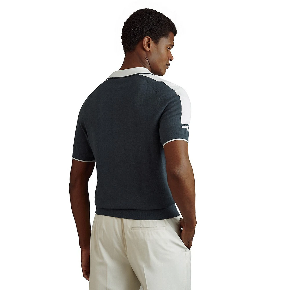 Brunswick Colourblock Polo Shirt