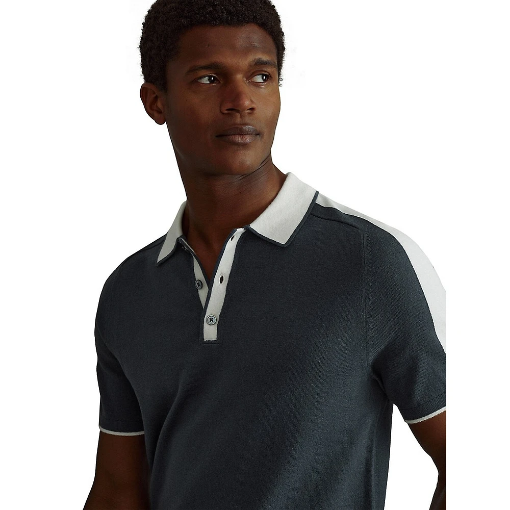 Brunswick Colourblock Polo Shirt