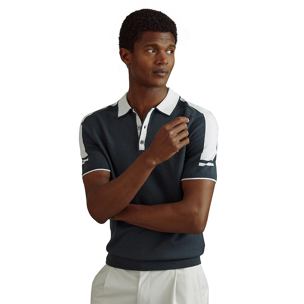 Brunswick Colourblock Polo Shirt