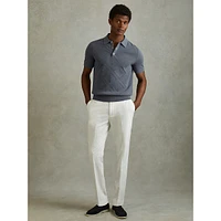 Lupton Pointelle Polo Shirt