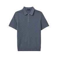 Lupton Pointelle Polo Shirt