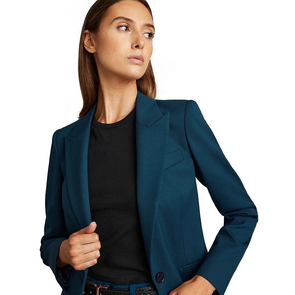 Jade Wool-Blend Blazer