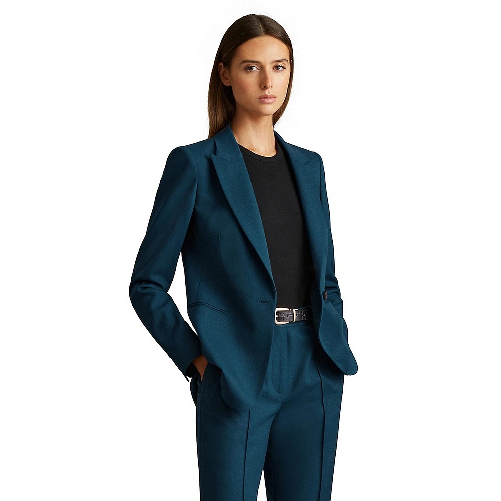 Jade Wool-Blend Blazer