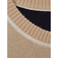 Annie Colourblock Wool-Blend Sweater