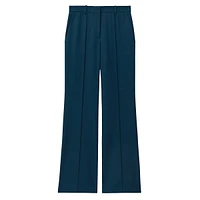 Jade Wide-Leg Wool-Blend Dress Pants