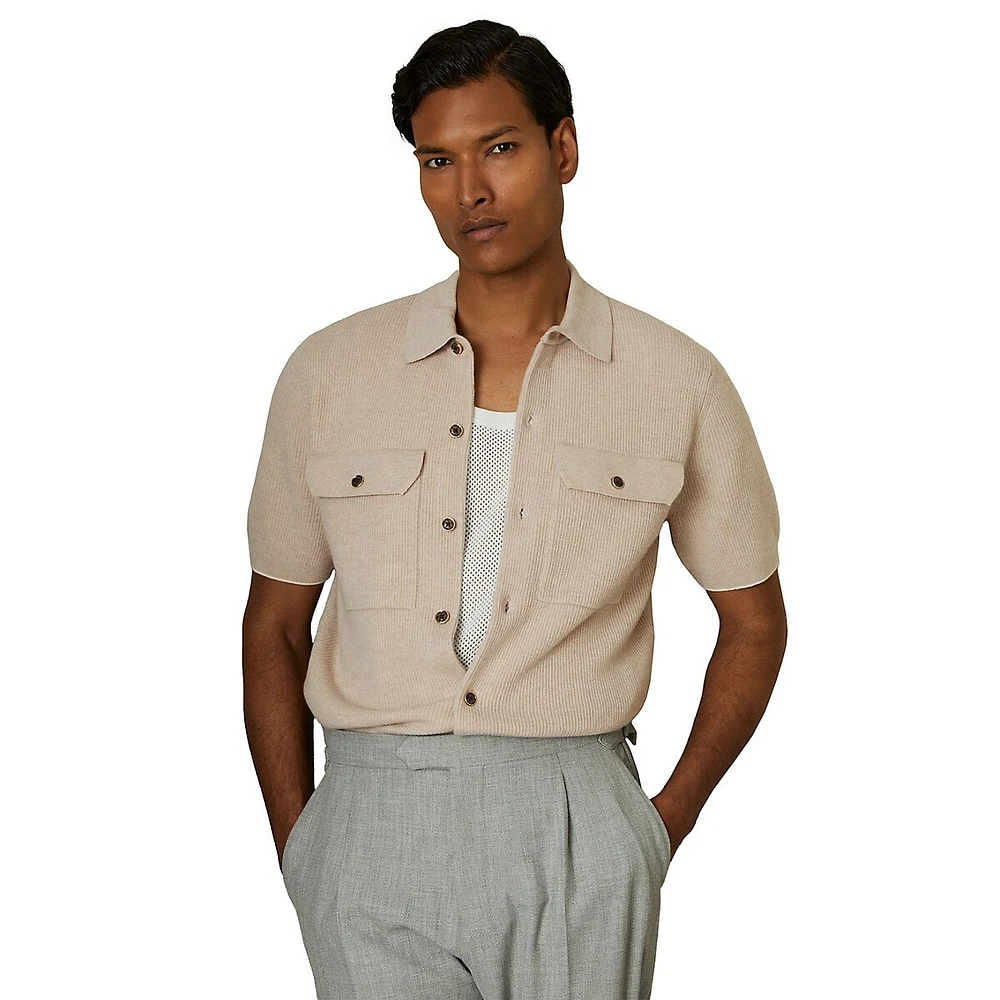 Parsons Wool Ribbed Shirt