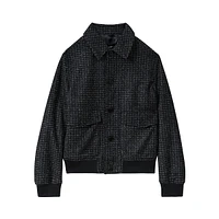 Packer Buttoned Blouson Puppytooth Jacket